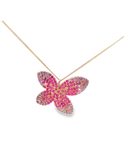 Dea gold fucsia&ametista necklace<BR/>